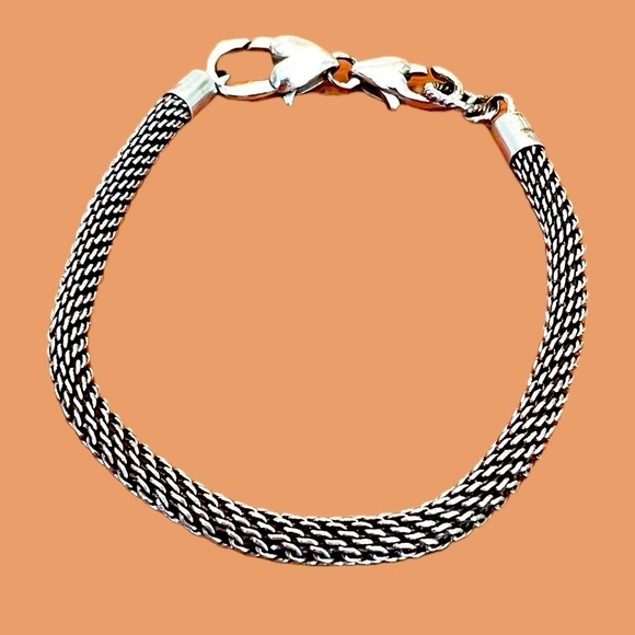 Brighton Beverly Glam Charm Bracelet, Silver Plated Mesh for Charms and Beads - Picture 3 of 11